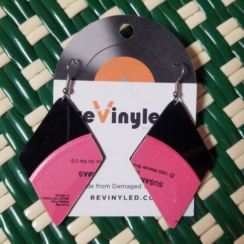 010 The Family Susannah's Pajamas / High Fashion Vinyl Record EARRINGS