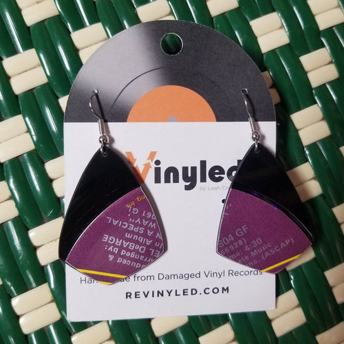 016 El DaBarge with DeBarge You Wear It Well Vinyl Record EARRINGS