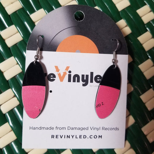 020 The Family Susannah's Pajamas / High Fashion Vinyl Record EARRINGS