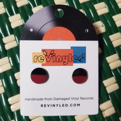 034 Jane Powell and Normand McRae Vinyl Record POST EARRINGS