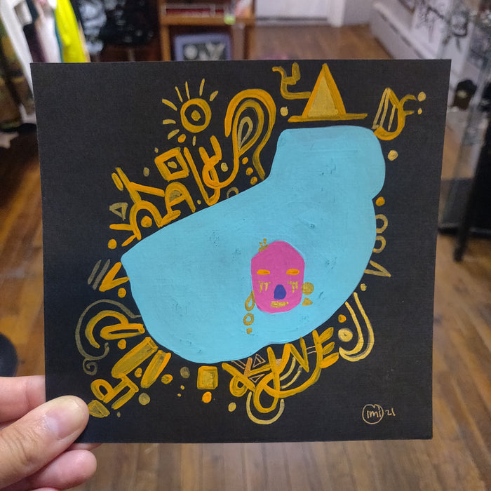 6x6" Hand-painted prints by Mimi