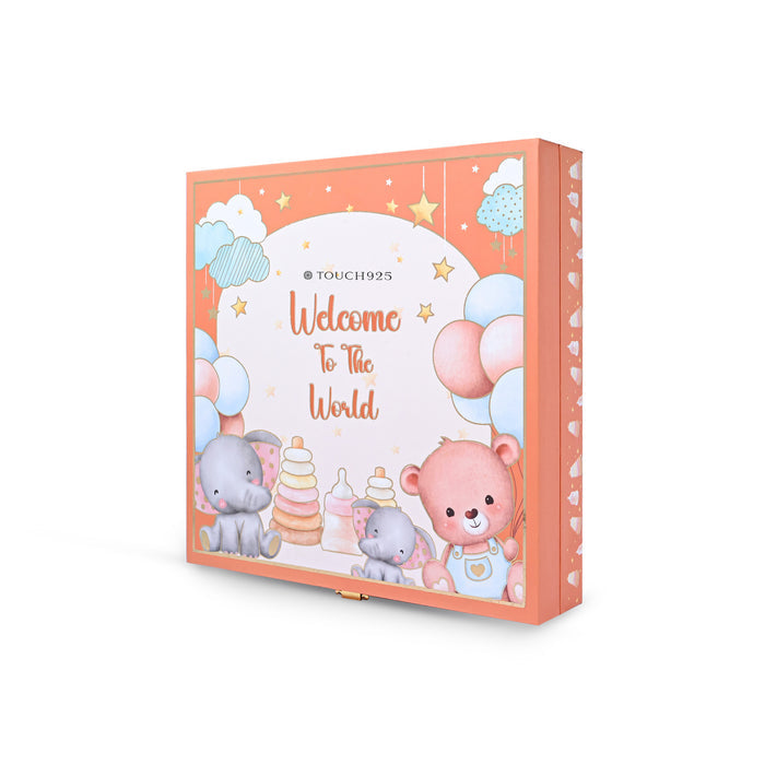 999 Silver Musical Welcome Baby Coin Box (5 Coins)