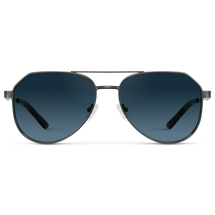 Gunmetal / Deep Blue Gradient Lens