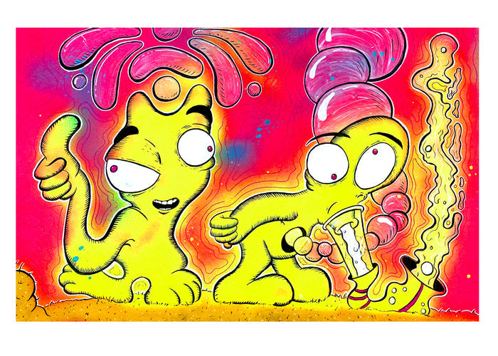 Alien Bong PRINT