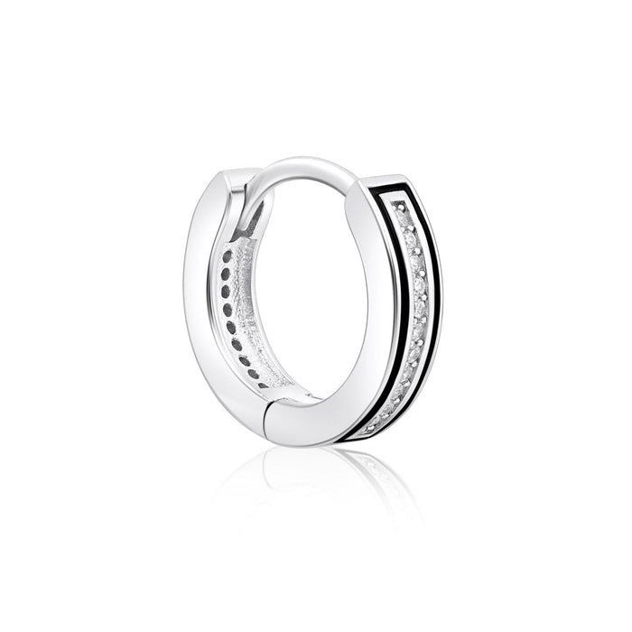 Black Edge Hoops