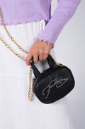 Black Micro Leather Bag