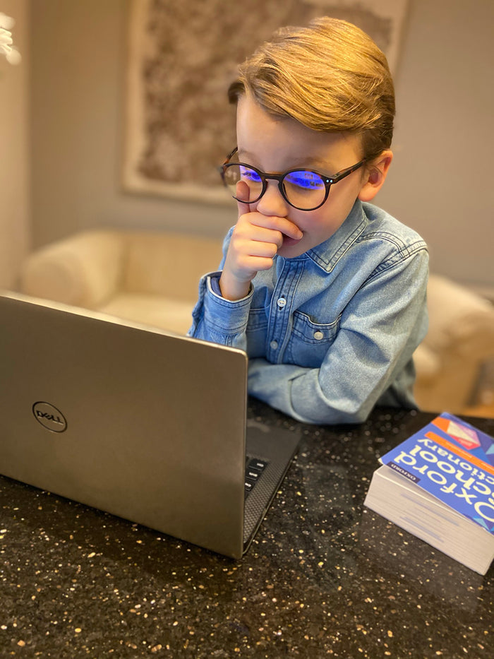 Blue Light Non-Prescription Glasses 'Sydney Kids' Tortoiseshell