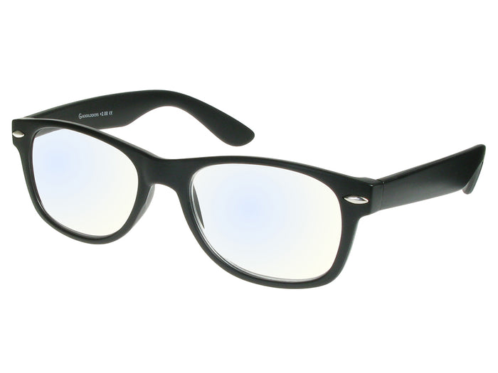 Blue Light Zero Glasses 'Billi' Matt Black