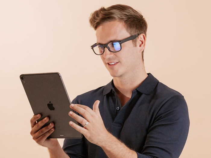 Blue Light Zero Glasses 'Billi' Matt Black