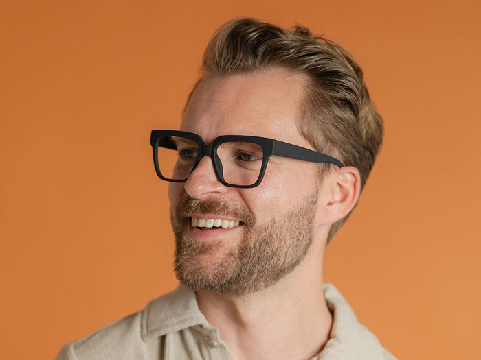 Blue Light Zero Glasses 'Blake' Matt Black