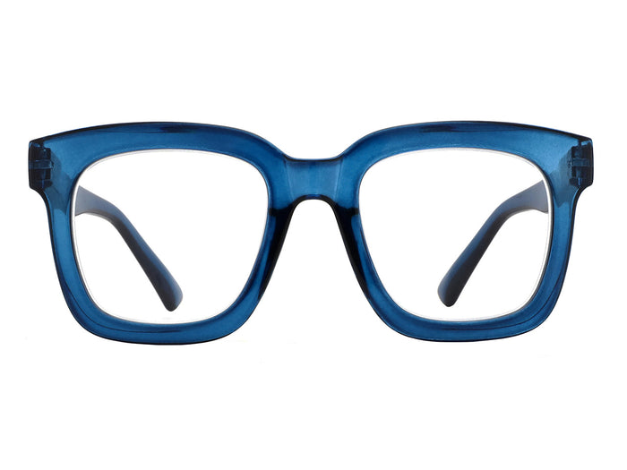 Blue Light Zero Glasses 'Jamie' Blue