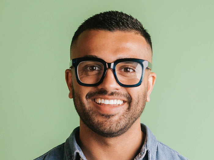 Blue Light Zero Glasses 'Jamie' Blue