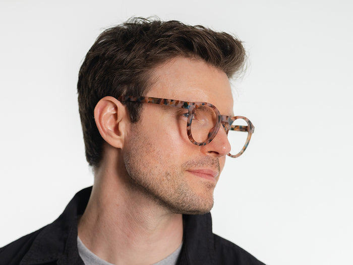 Blue Light Zero Glasses 'Sydney Big' Multi Tortoiseshell