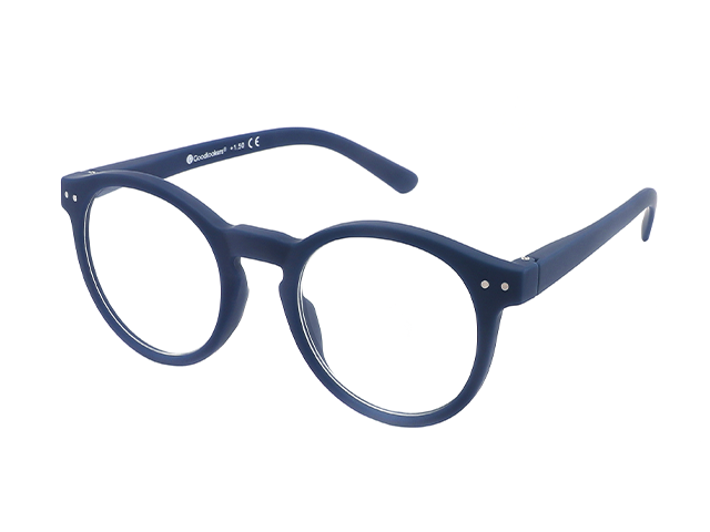 Blue Light Zero Glasses 'Sydney Big' Navy Blue