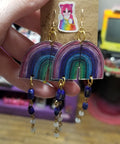 Blue Rainbow EARRINGS by ThEm's