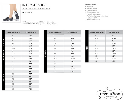 (Boys) Intro Jazz Tap Shoe