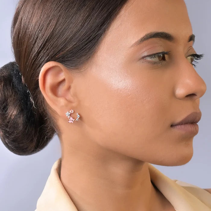 silver earrings studs