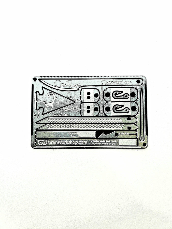 Callie from alone season 7 Cajun Sparkle callie russell 11 in 1 survival tool and metal survival card
