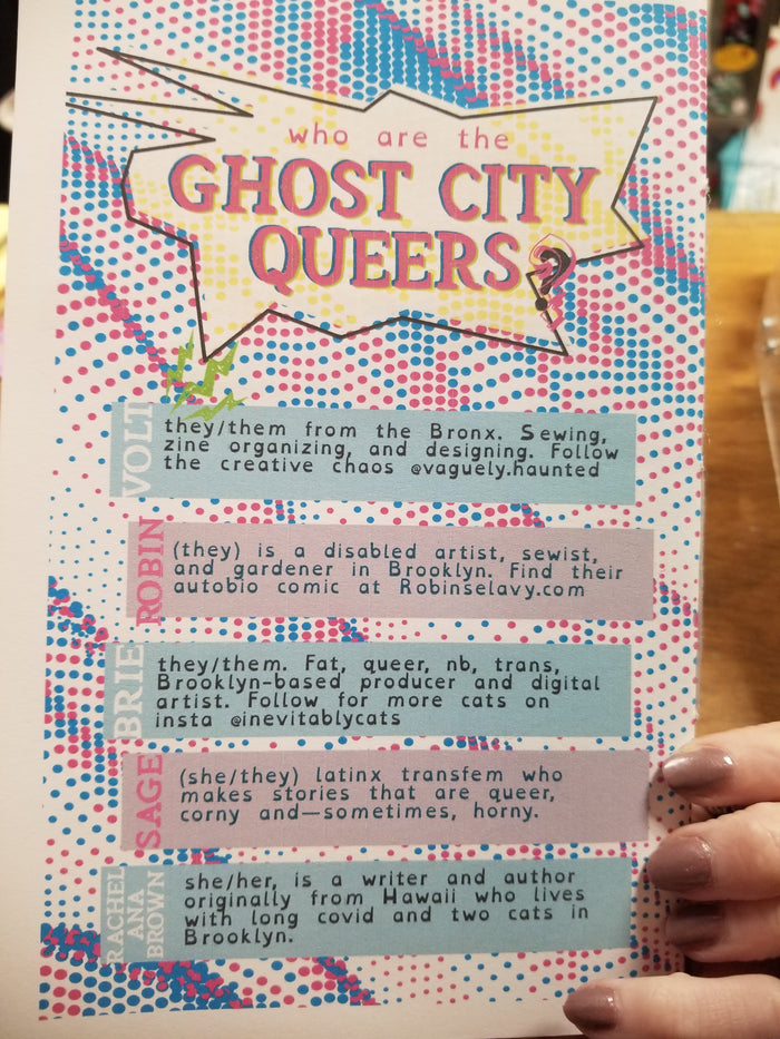 Cats Keep Us Going ZINE by Ghost City Queers