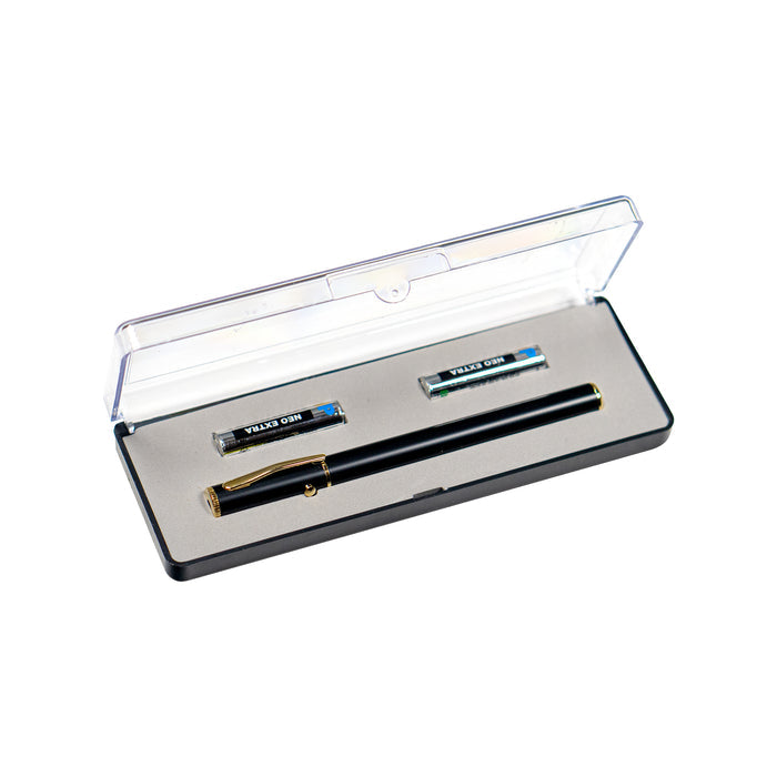 Class 3R red laser pen with foam case and batteries included for classroom use