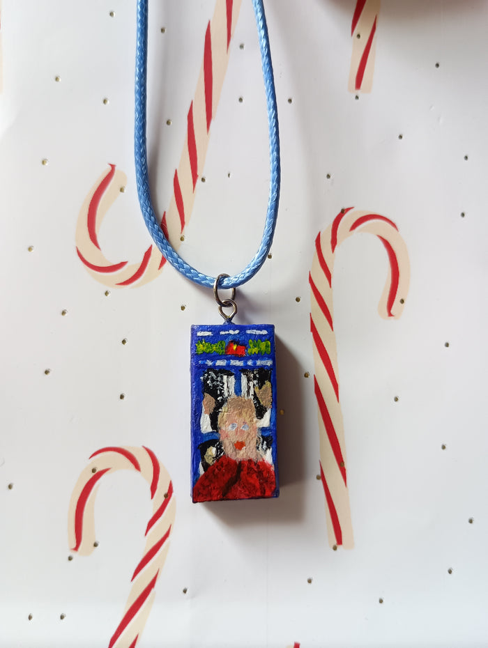 Clay VHS Movie Covers Charm Necklaces