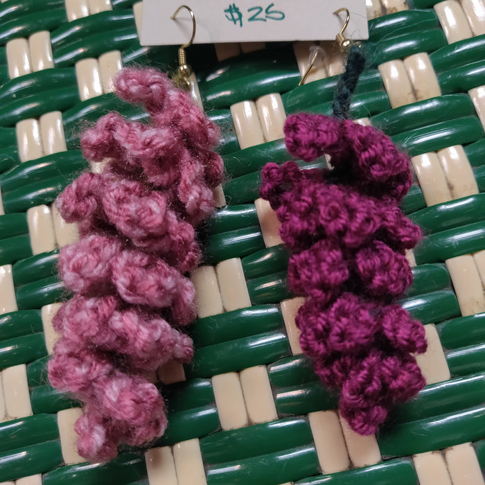 Eggplant and Pinkish Red