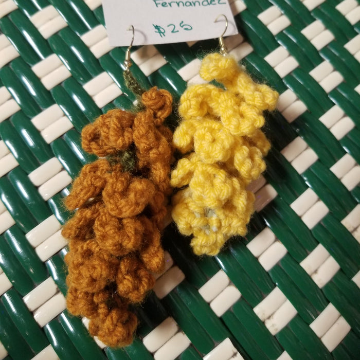 Crochet Wisteria Earrings
