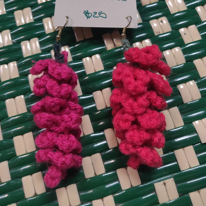 Pink and Maroon