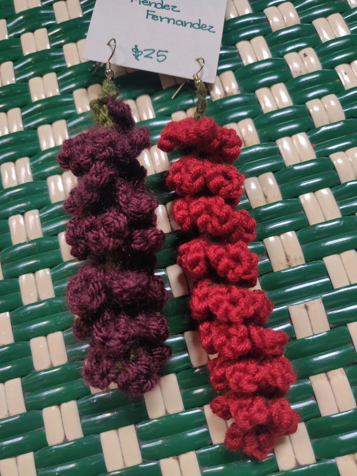 Burnt Red and Dark Maroon