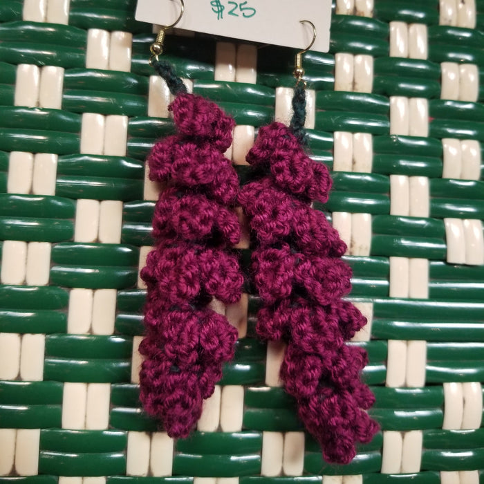 Crochet Wisteria Earrings