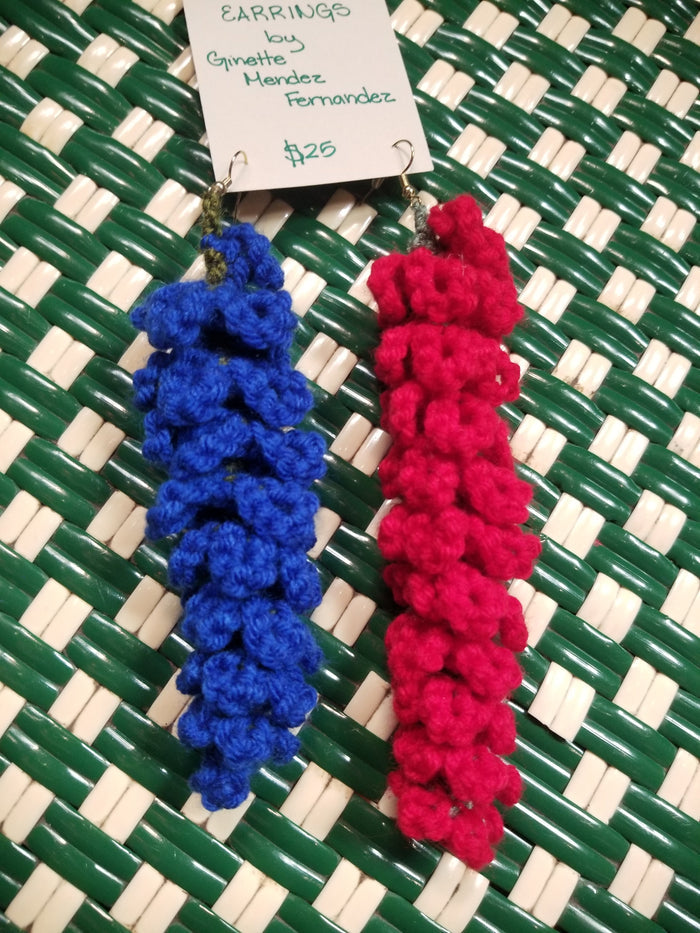 Crochet Wisteria Earrings