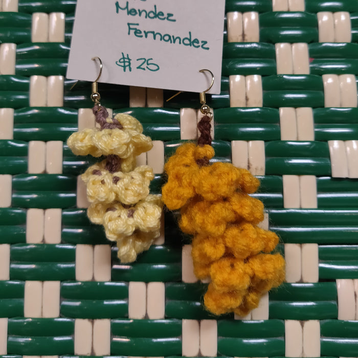 Crochet Wisteria Earrings