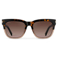 Crystal Brown Tortoise / Gradient Brown Lens || Women's Brown Cateye Frame Sunglasses with Brown Polarized Lenses