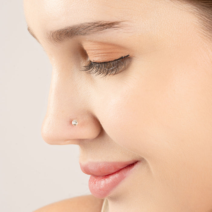 Dome Glow Nose Pin