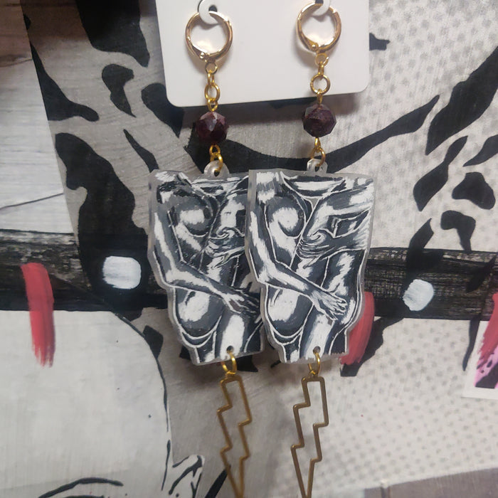 Erotic Lightning EARRINGS by ThEm's