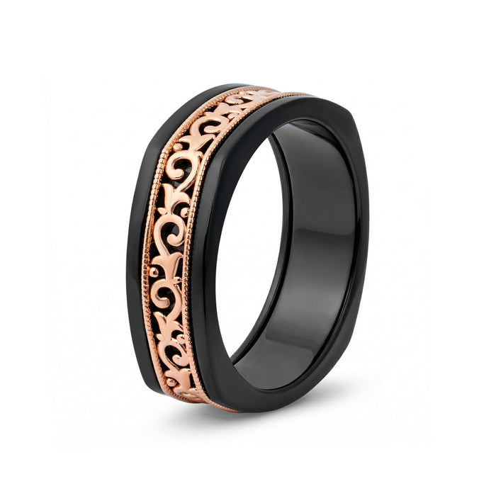 Filigree Onyx Ring