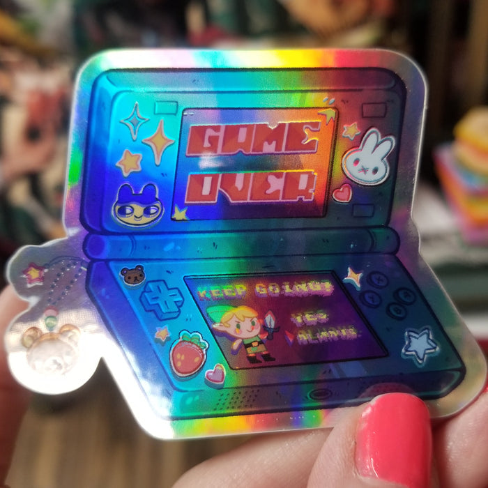 Game Over Holographic STiCKER