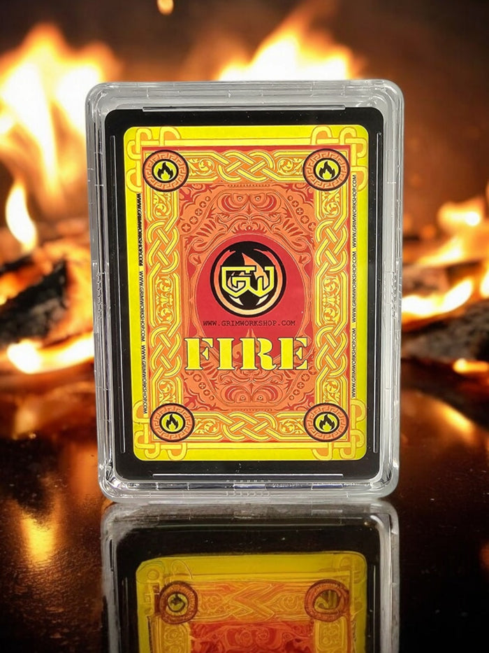Grim Fire Playing Cards: 54 Fire Starting Techniques