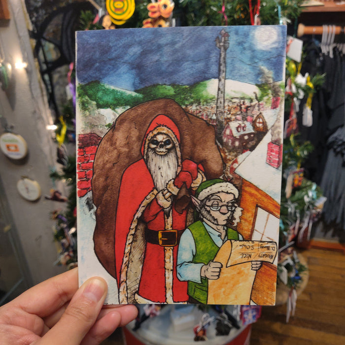 Happy Hogswatch Holiday GREETING CARD