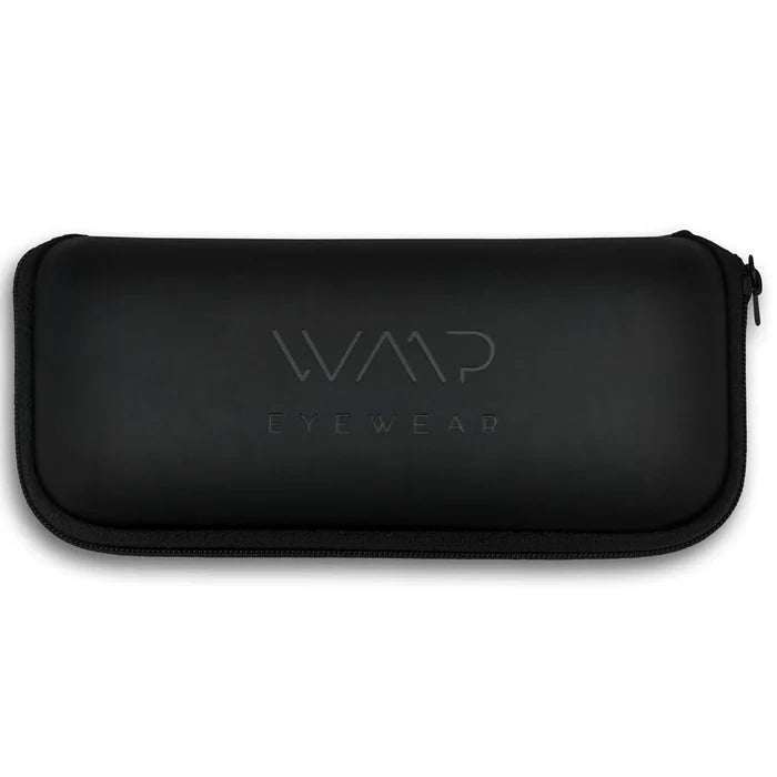 Black || Black Hard Shell Zipper Sunglasses Case to Protect Eyewear
