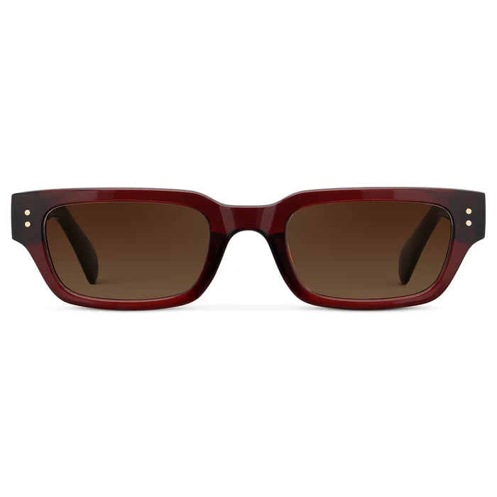 Red Garnet / Brown Gold Gradient Lens