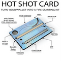Stay prepared with the FireCard, a compact and reusable fire card designed to fit in your wallet. This ultra-thin survival tool is part of our innovative fire cards collection, giving you the ability to spark a fire anytime, anywhere