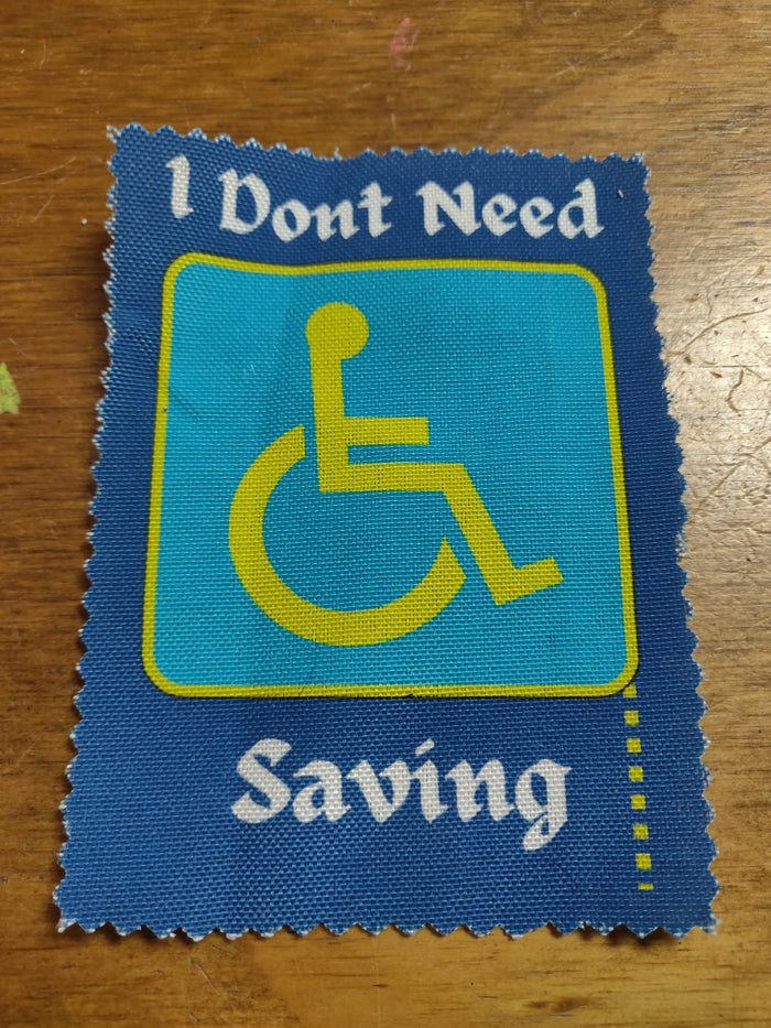 I Don't Need Saving PATCH by Skullduggery Studio