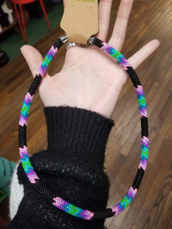 Individually Beaded ROPE NECKLACES