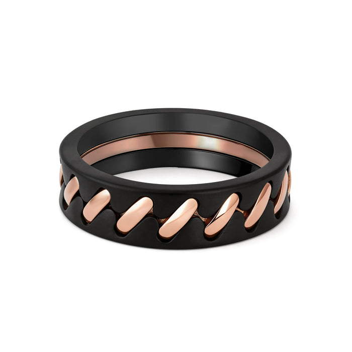 Interlock Fusion Onyx Ring