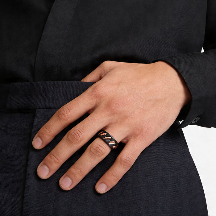 Interlock Fusion Onyx Ring