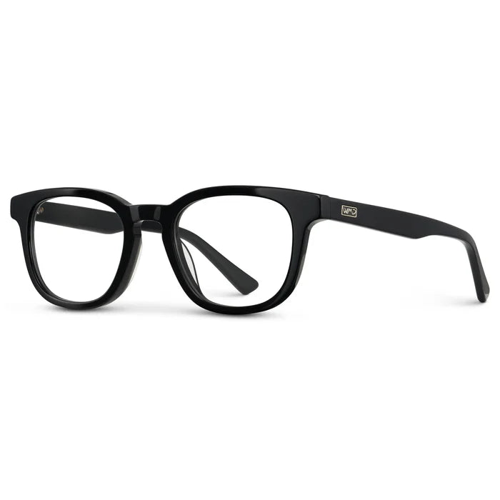 Black || Men's Square Blue Light blocking glasses with Black Acetate frame