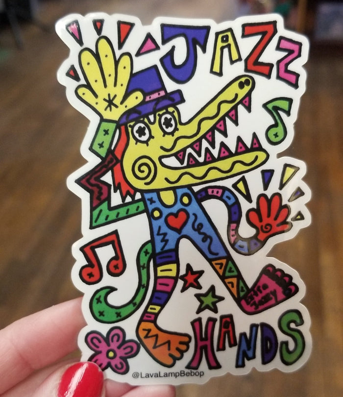 Jazz Hands STICKER