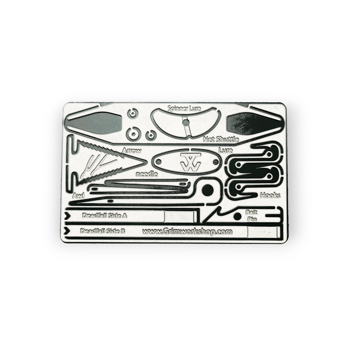 Jordan Jonas alone season 6 Use this stainless steel survival card to make an altoids tin survival kit with a survival bushcraft kit card