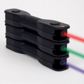 Laser Blox 3-pack in red, violet, and green for classroom optics lessons and demos